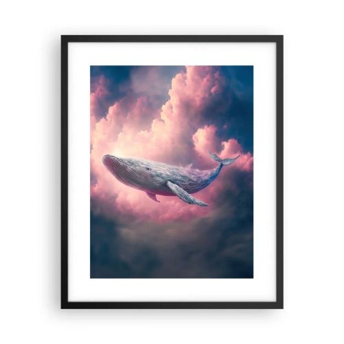 Affisch i svart ram - Torka dina ögon - 40x50 cm