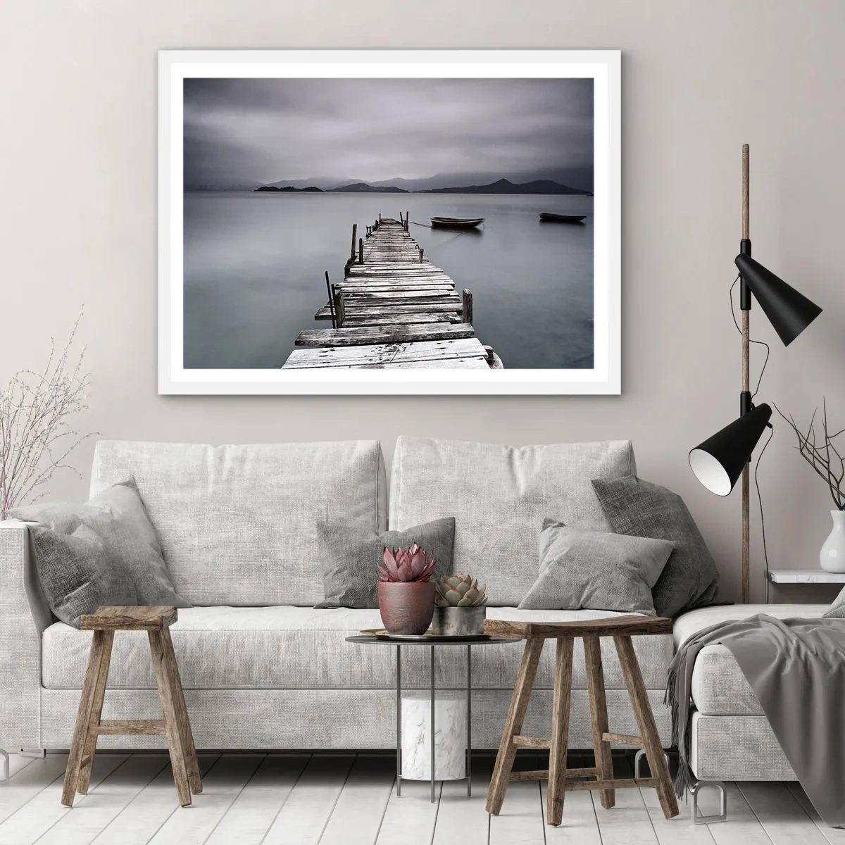 Affisch i vit ram - Imorgon kan du ge dig iväg - 40x30 cm