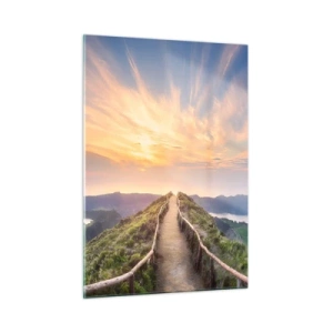 Glastavla - Bild på glas - Nära himlen - 50x70 cm