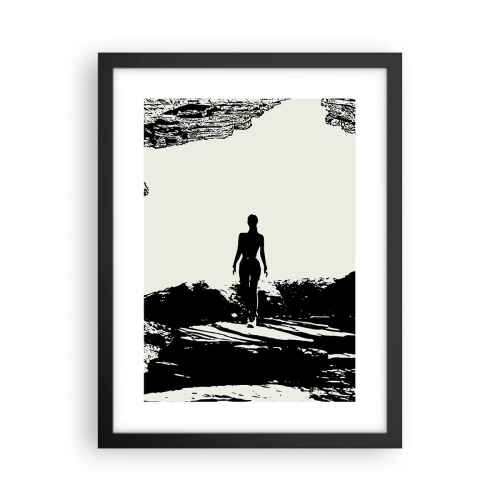 Affisch i svart ram - En ny blick - 30x40 cm