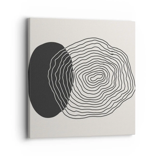 Canvastavla - Bild på duk - Varaktighet och vibration - 40x40 cm