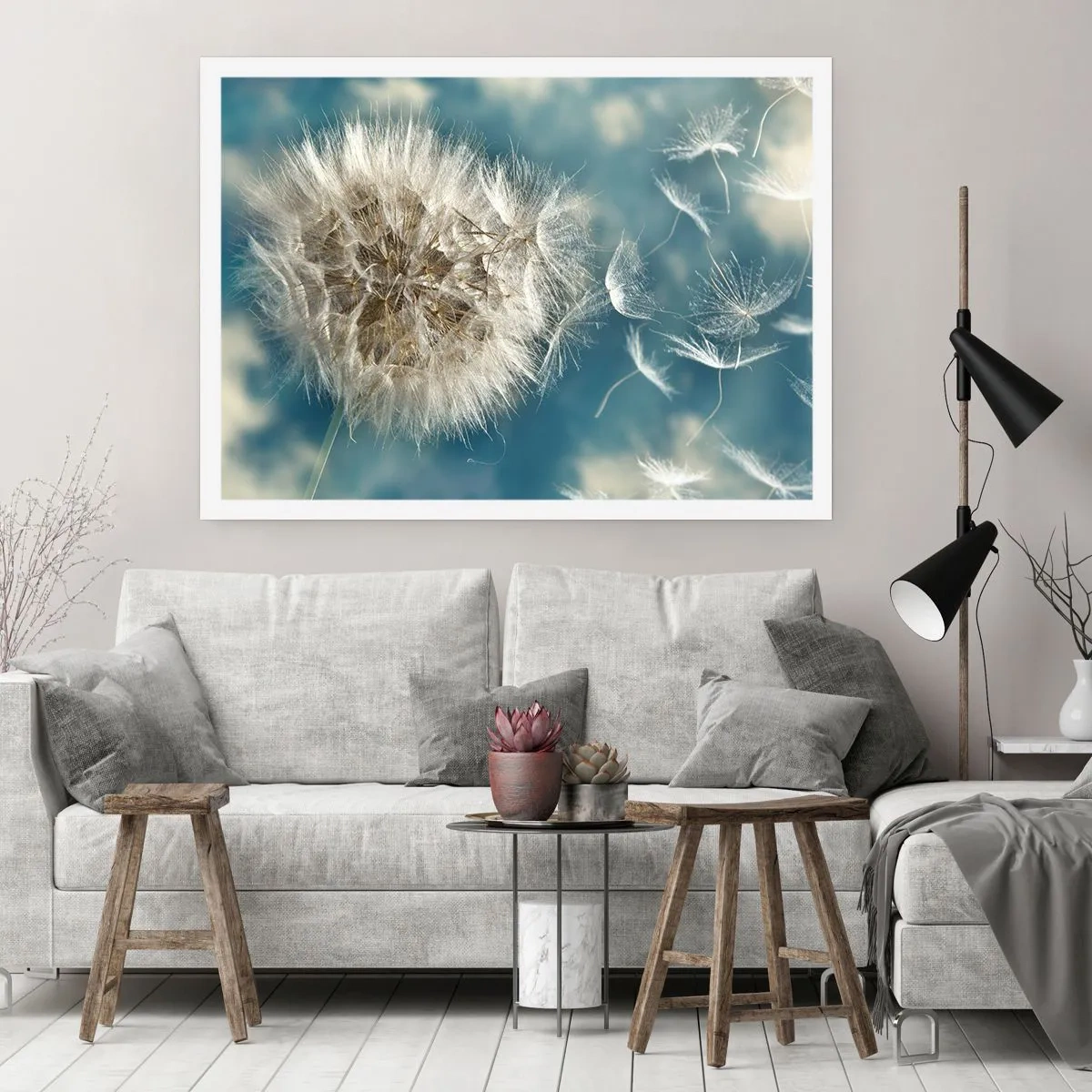 Affisch - Ängelns andetag - 100x70 cm