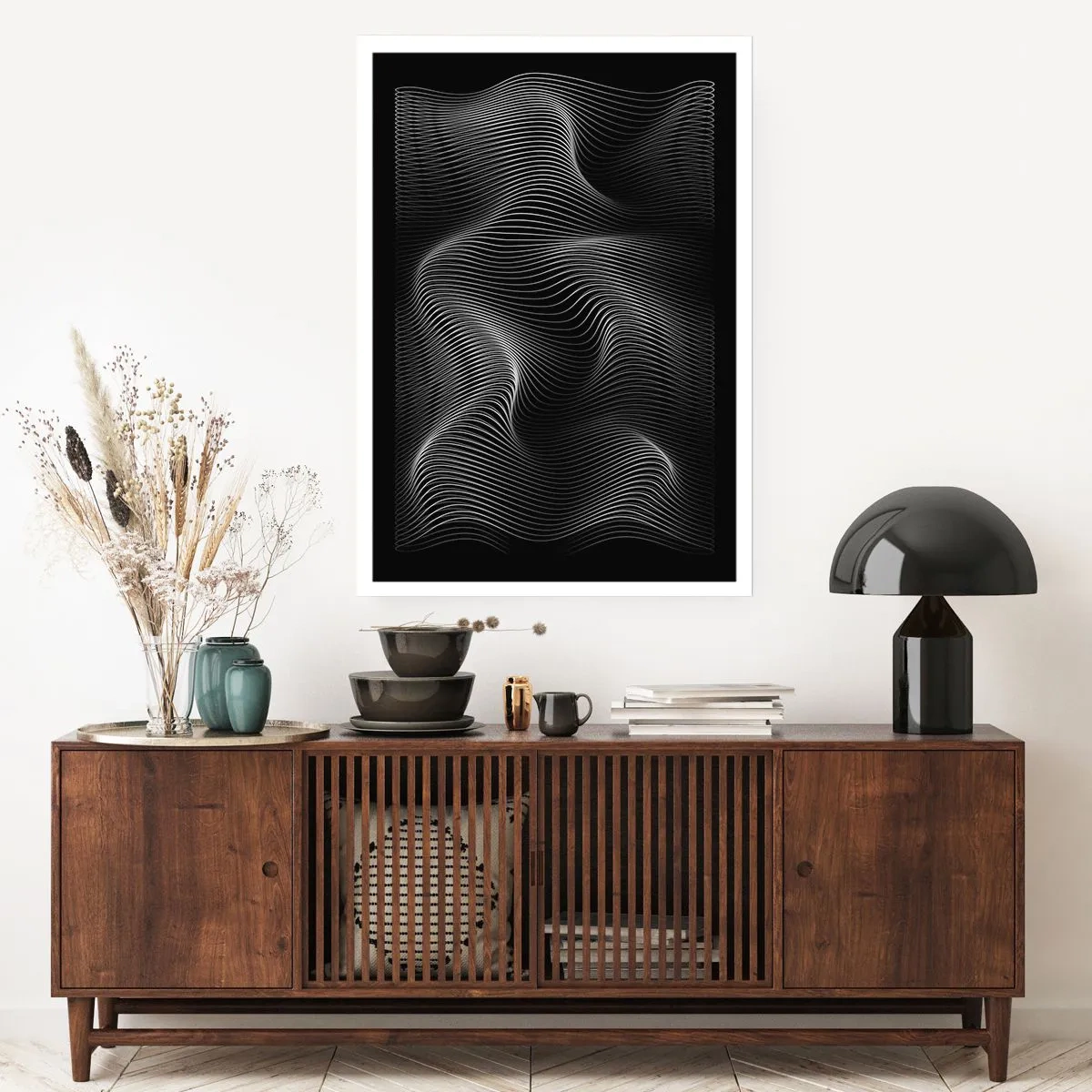Affisch - Ljusets dans i rymden - 61x91 cm