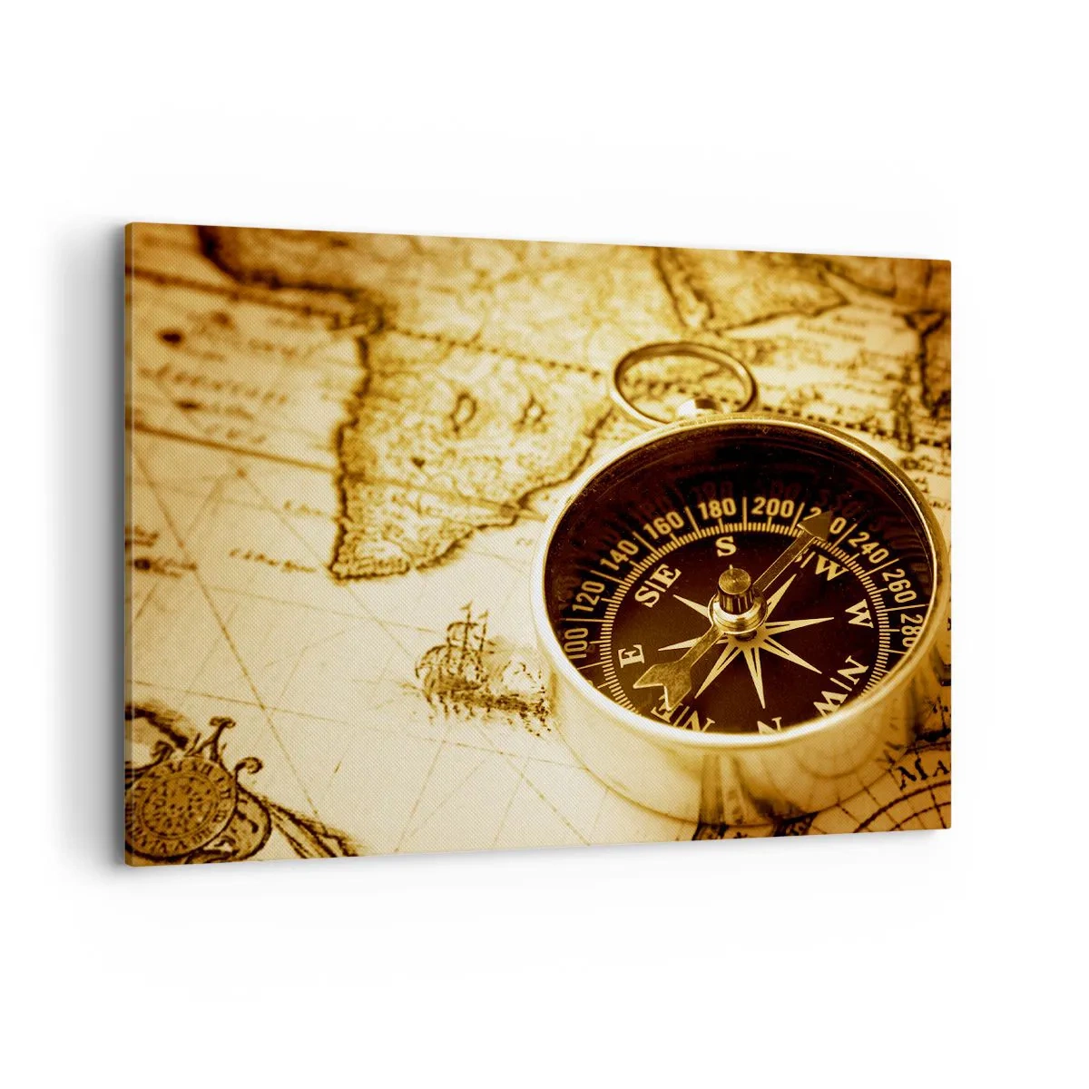 Canvastavla - Bild på duk - Västerut eller österut? - 100x70 cm