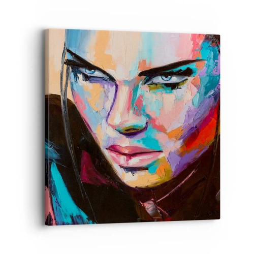 Canvastavla - Bild på duk - Vilt hjärta - 30x30 cm