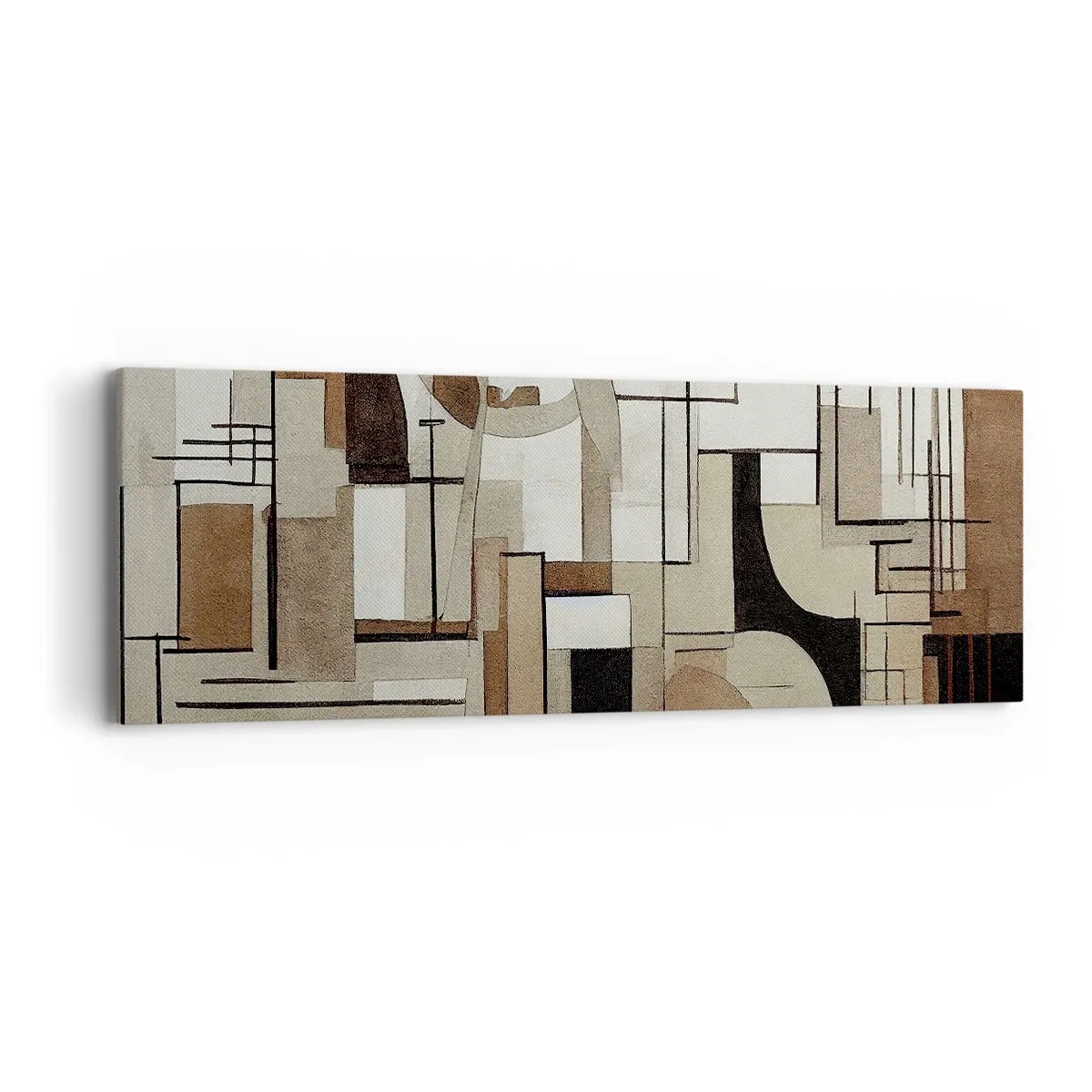 Canvastavla - Bild på duk - Stadsbild 2.0 - 90x30 cm