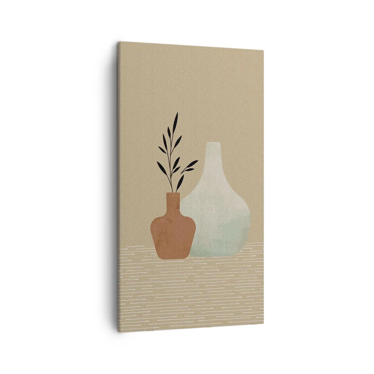 Canvastavla - Bild på duk - Vas och dess idé - 45x80 cm