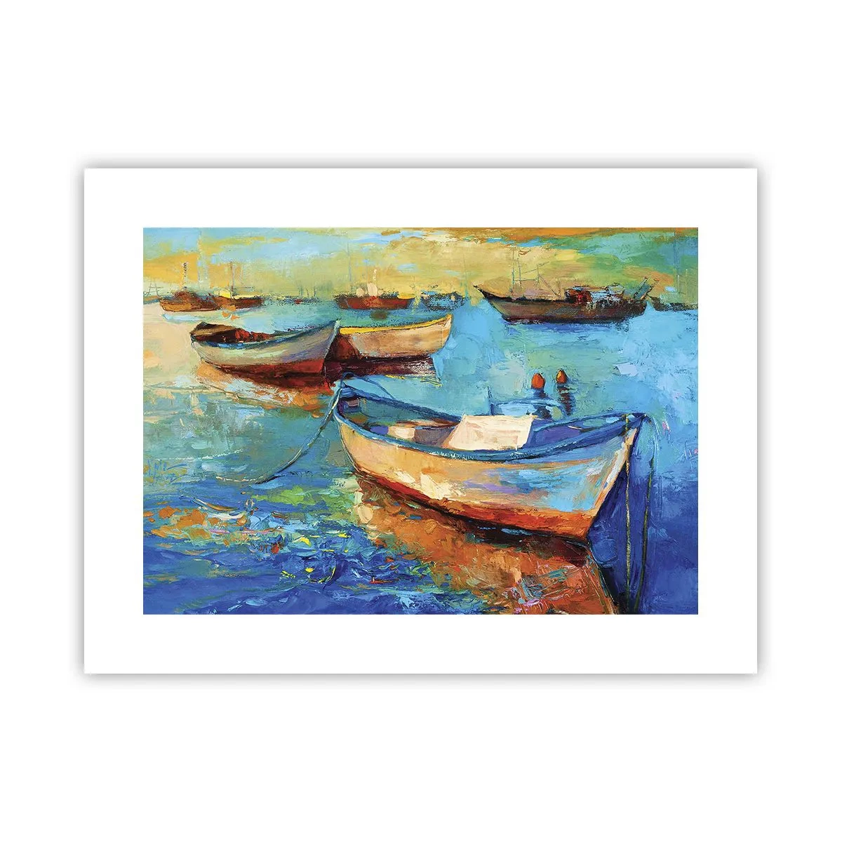 Affisch - I en sydlig vik - 40x30 cm