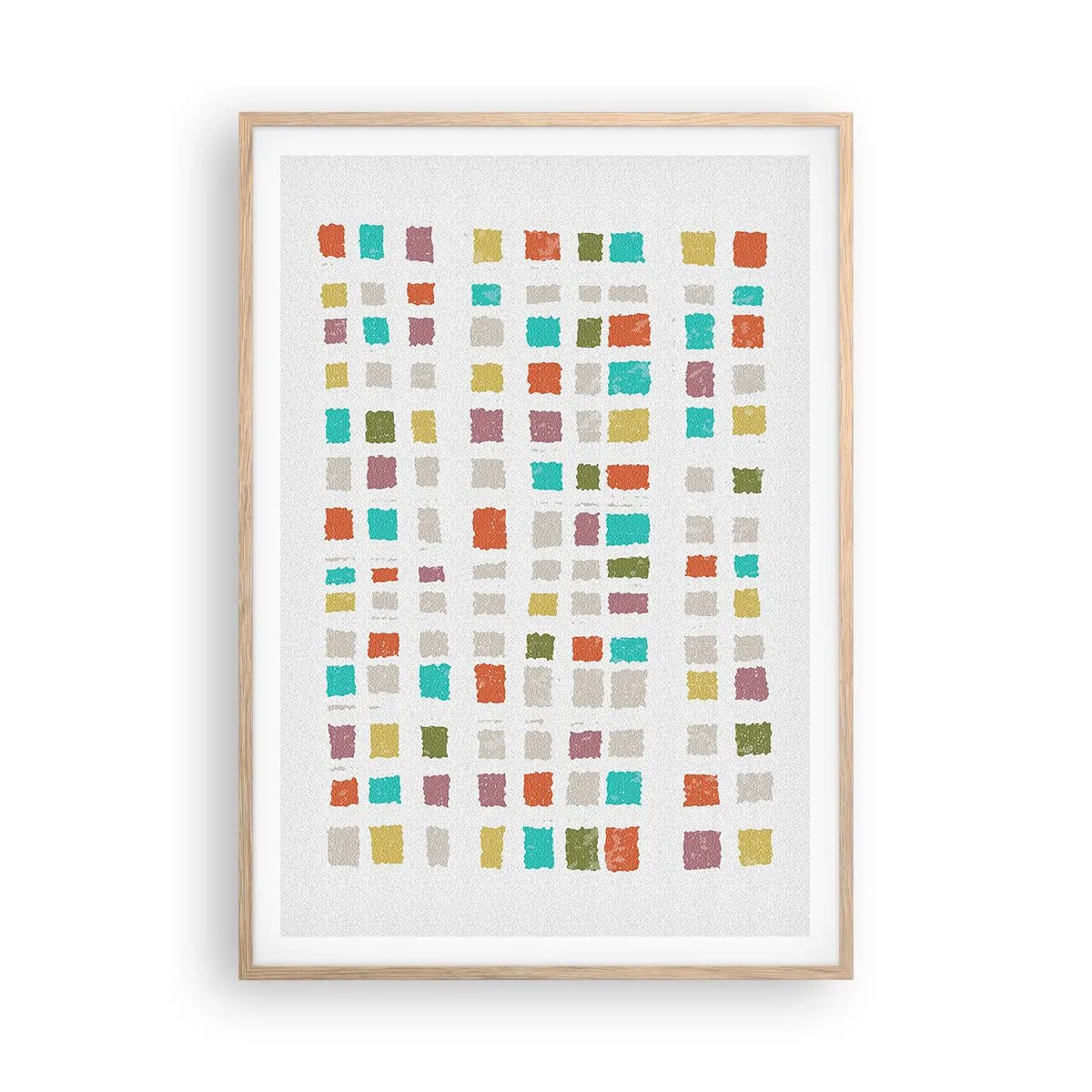 Affisch i ram av ljusek - Ett okänt spel - 70x100 cm