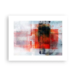 Affisch - Glödande komposition - 40x30 cm