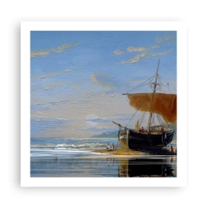 Affisch - Vatten, jord, luft - 60x60 cm