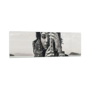 Glastavla - Bild på glas - Bara Orientens musik - 160x50 cm