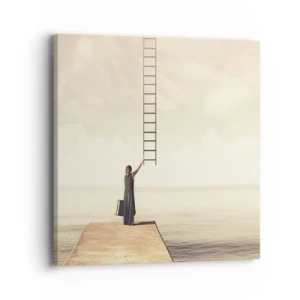 Canvastavla - Bild på duk - Magisk resa - 40x40 cm