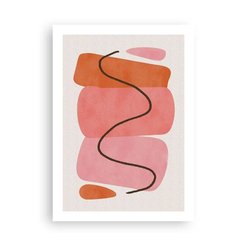 Affisch - Formernas mjuka rörelse - 50x70 cm