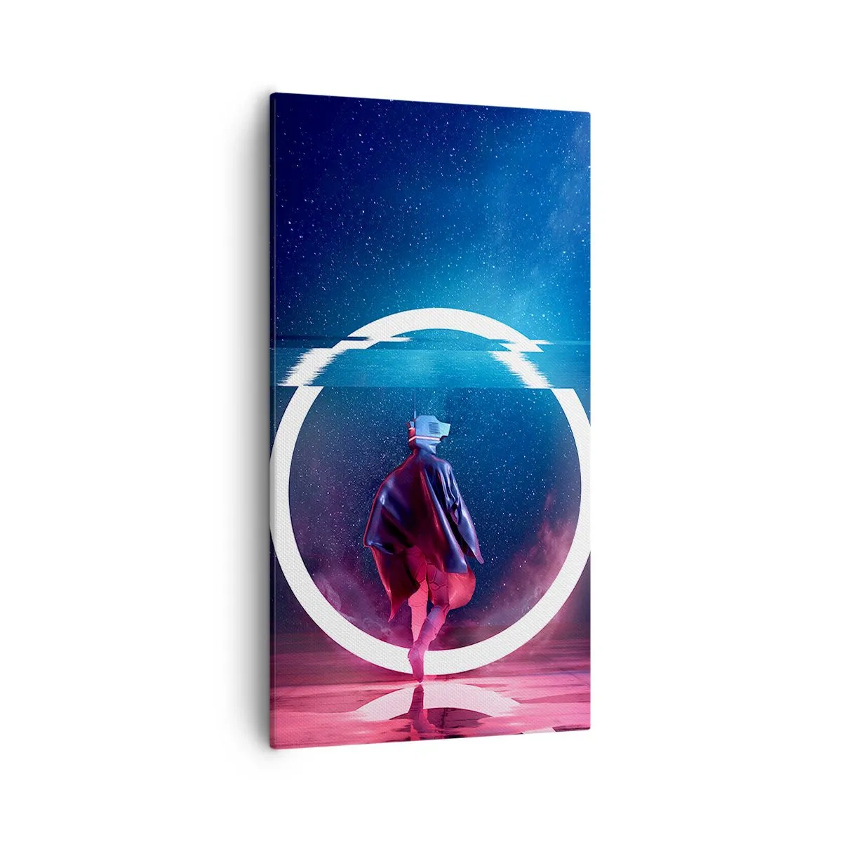 Canvastavla - Bild på duk - Mellan världar - 55x100 cm