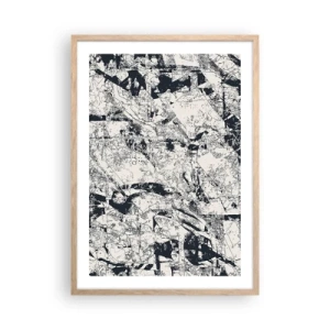 Affisch i ram av ljusek - Motsatsernas interpenetration - 50x70 cm