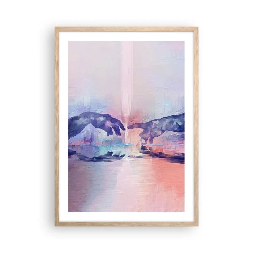 Affisch i ram av ljusek - Den gudomliga gnistan av liv - 50x70 cm