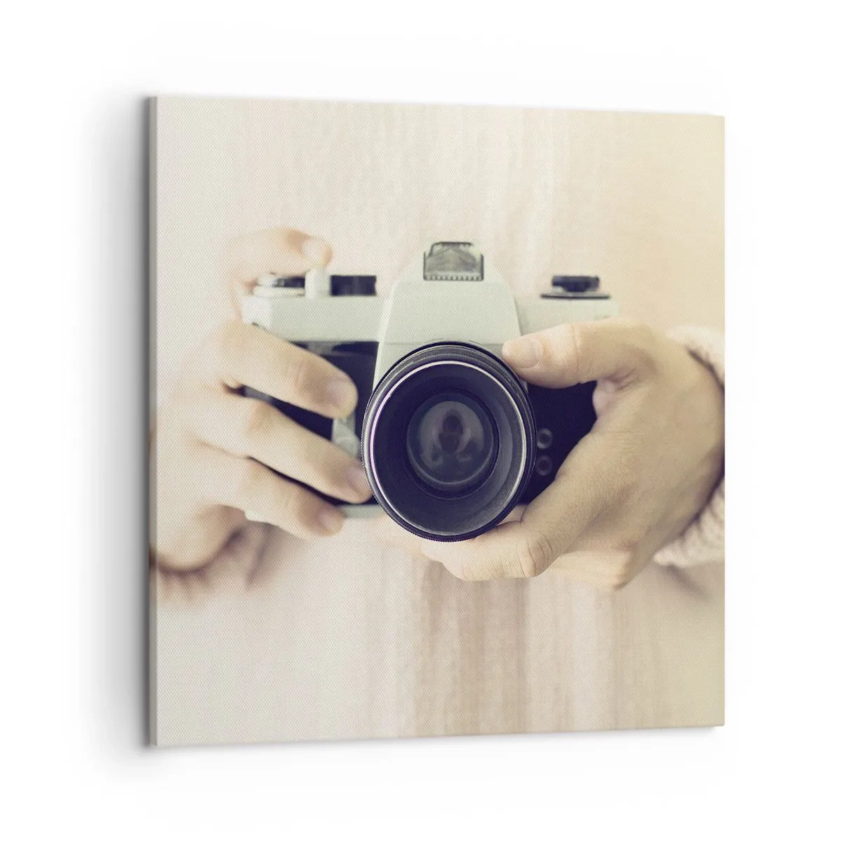 Canvastavla - Bild på duk - För att veta mer... - 50x50 cm