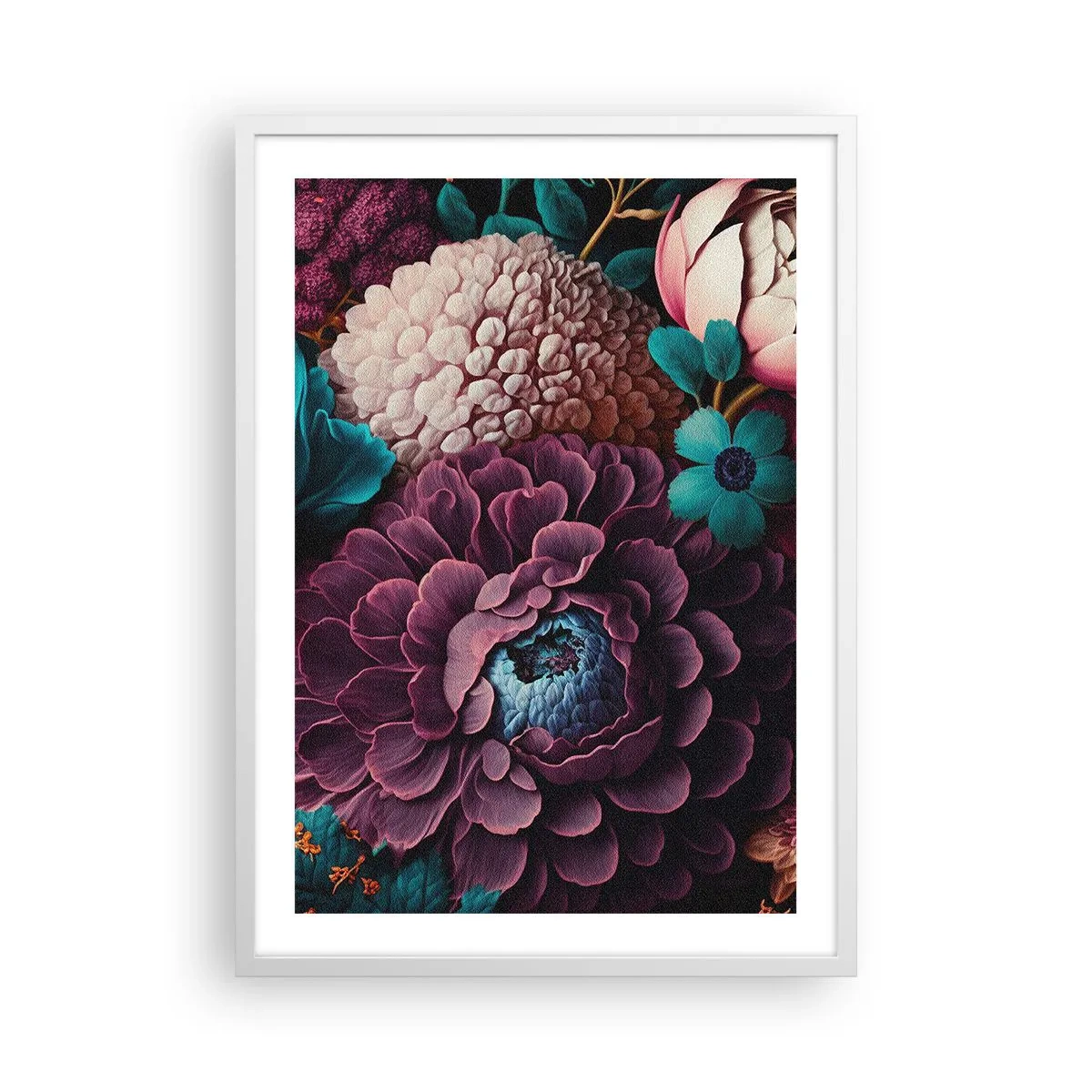 Affisch i vit ram - Natur i överflöd - 50x70 cm