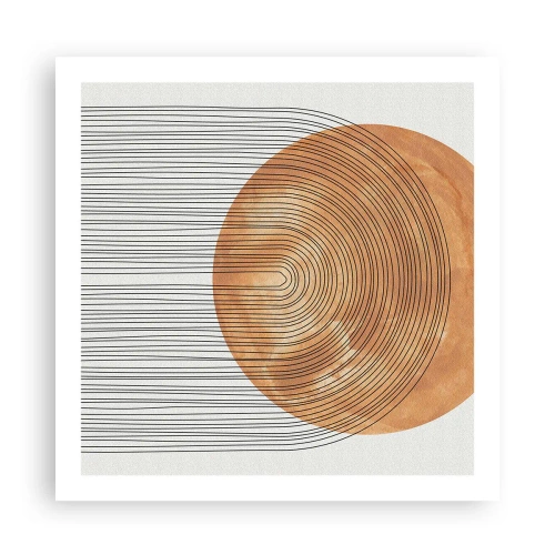 Affisch - En solig komposition - 60x60 cm