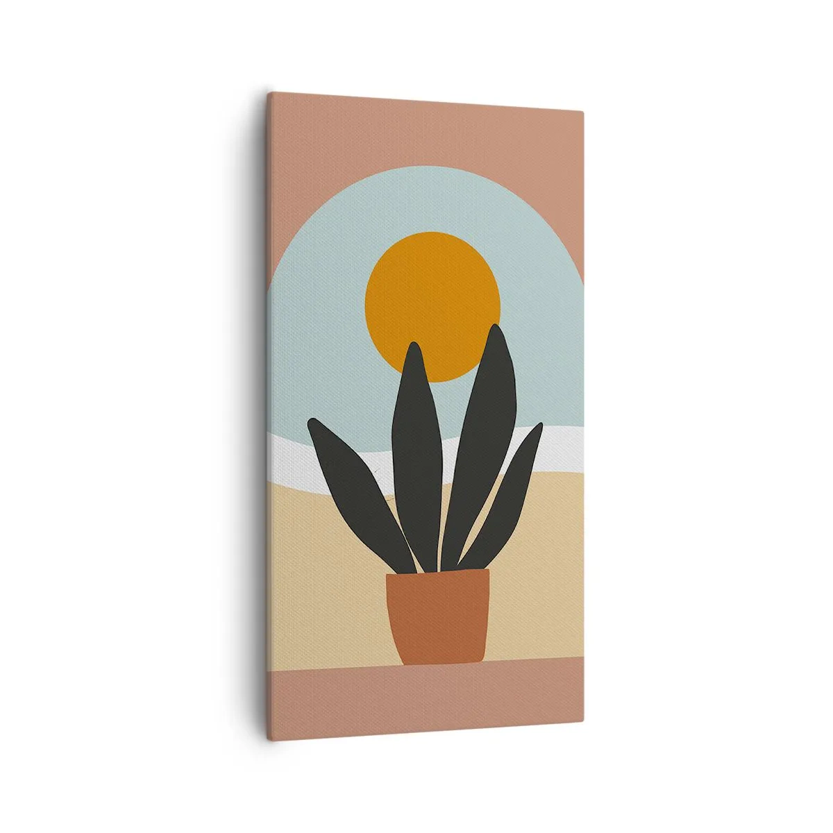 Canvastavla - Bild på duk - Små glädje - 55x100 cm