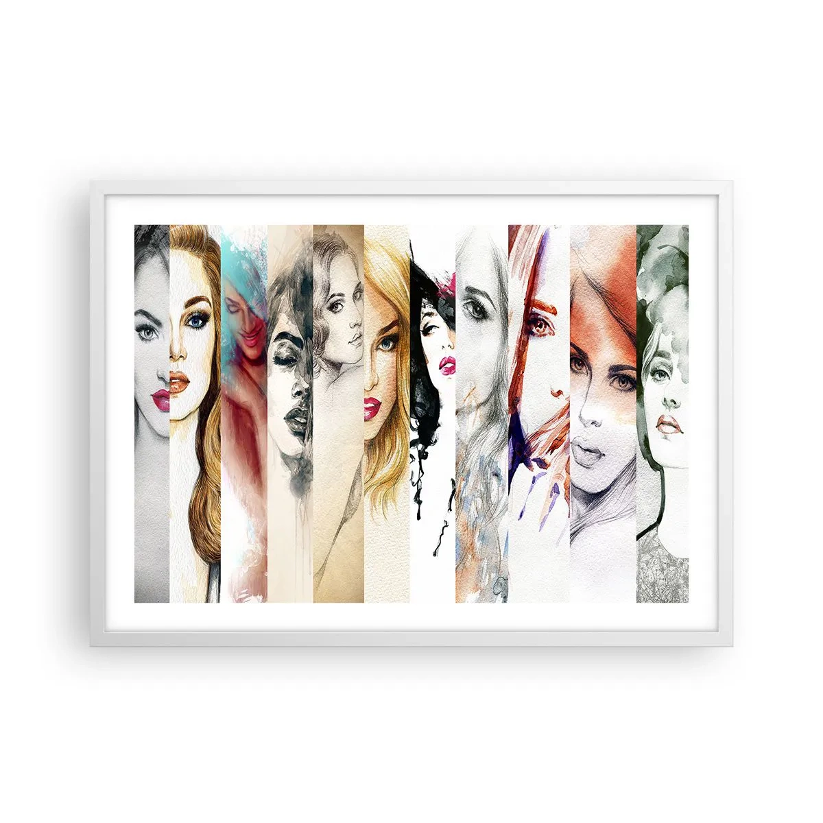 Affisch i vit ram - Det är alltid DU - 70x50 cm