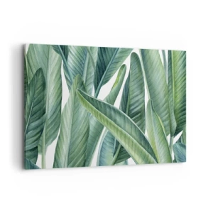 Canvastavla - Bild på duk - Grönskan i sig själv - 120x80 cm