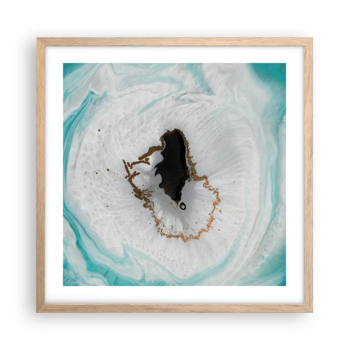 Affisch i ram av ljusek - Att tränga in - 50x50 cm