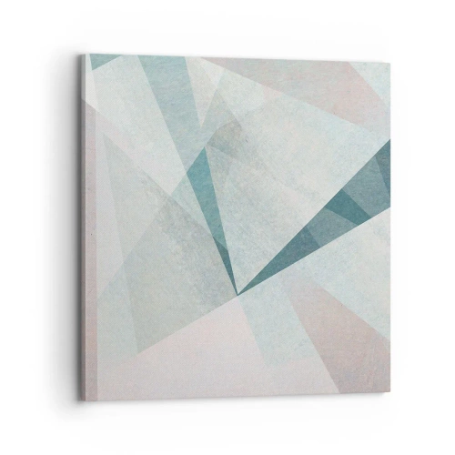 Canvastavla - Bild på duk - Lugnt trots dynamiskt - 70x70 cm