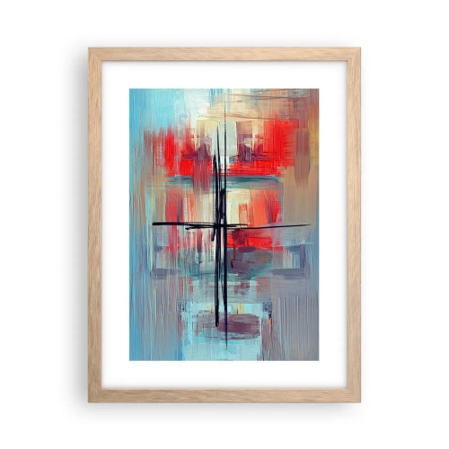 Affisch i ram av ljusek - Landskap i en okänd dimension - 30x40 cm