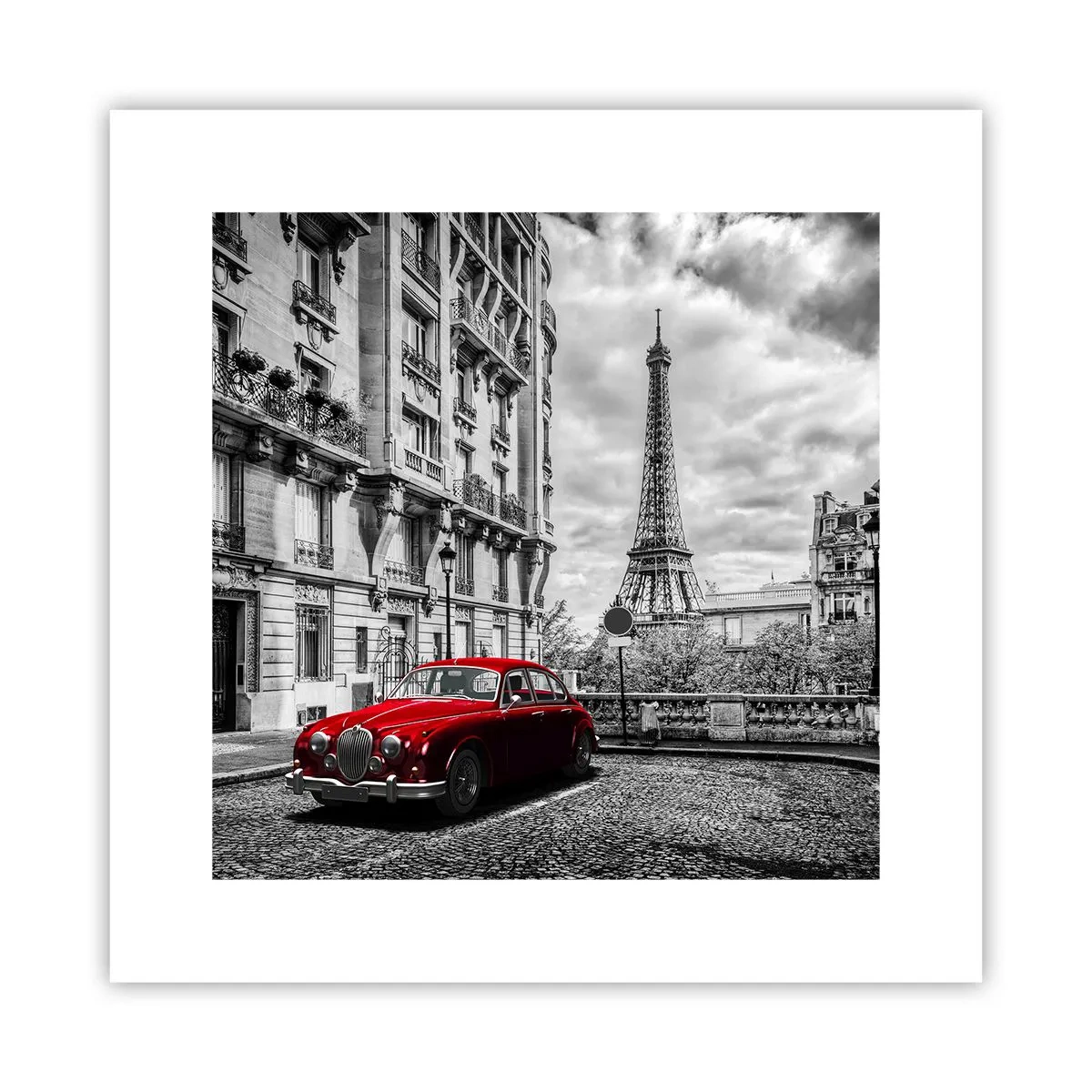 Affisch - Rovdjuret i staden - 30x30 cm