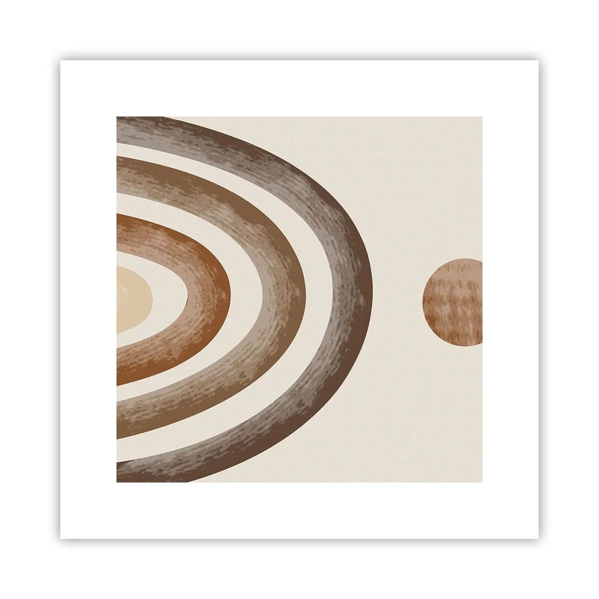 Affisch - I den avlägsna galaxen - 30x30 cm