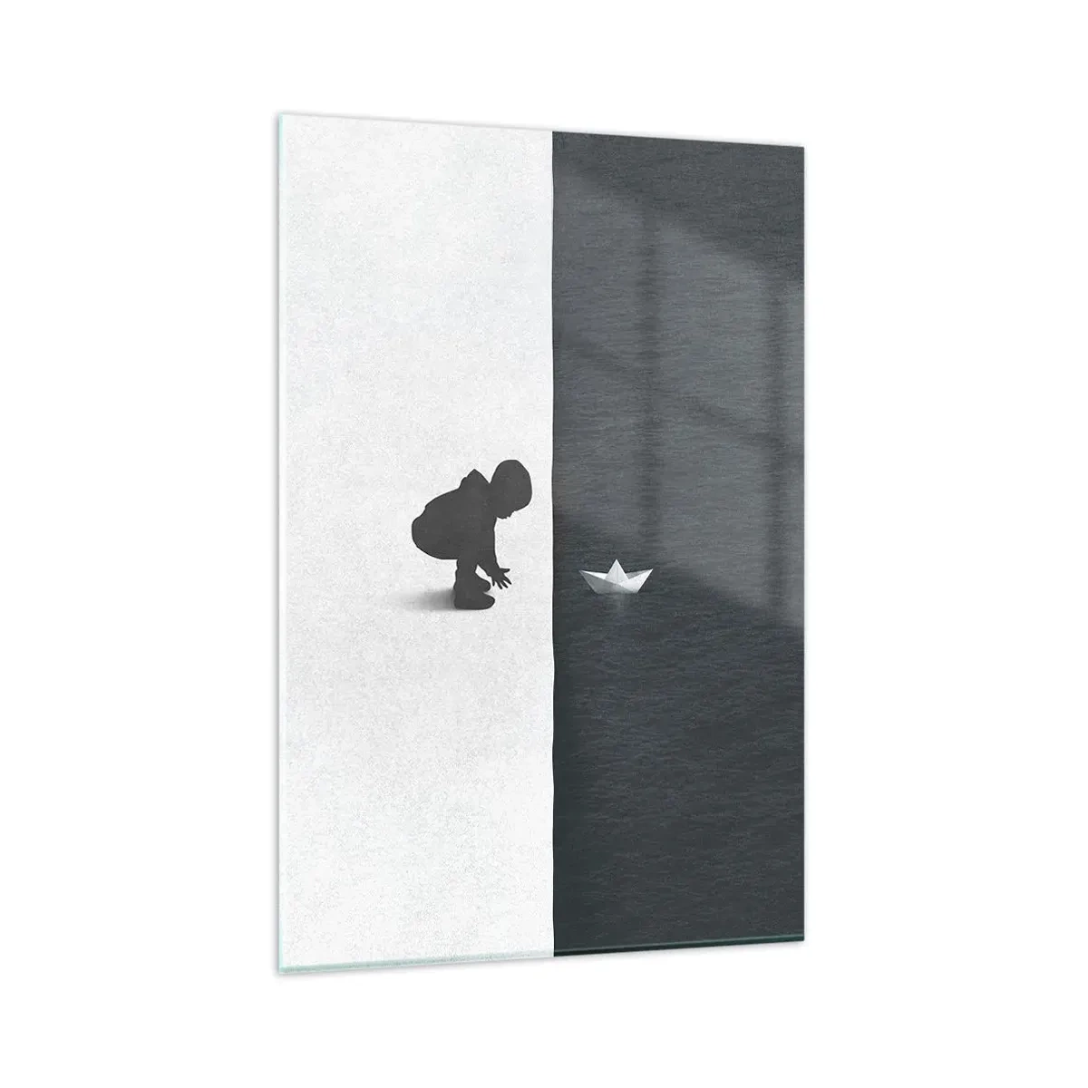 Glastavla - Bild på glas - En stor expedition - 80x120 cm