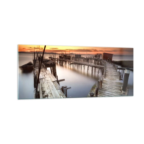 Glastavla - Bild på glas - Äkta vara, ingen attrapp för turister - 100x40 cm