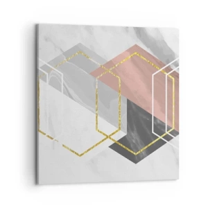 Canvastavla - Bild på duk - Kedjekomposition - 50x50 cm