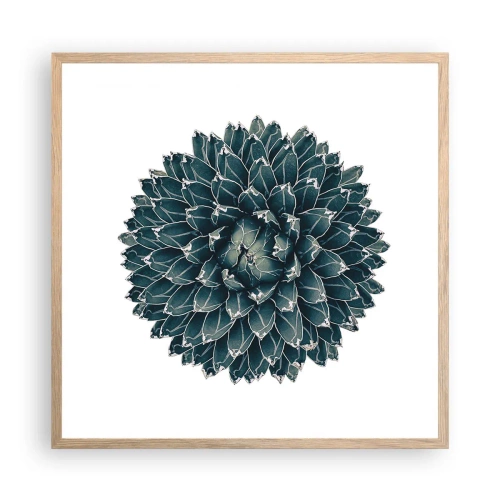 Affisch i ram av ljusek - Öknens stjärna - 60x60 cm