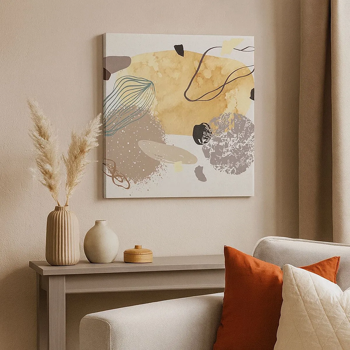 Canvastavla - Bild på duk - Olika former - 30x30 cm