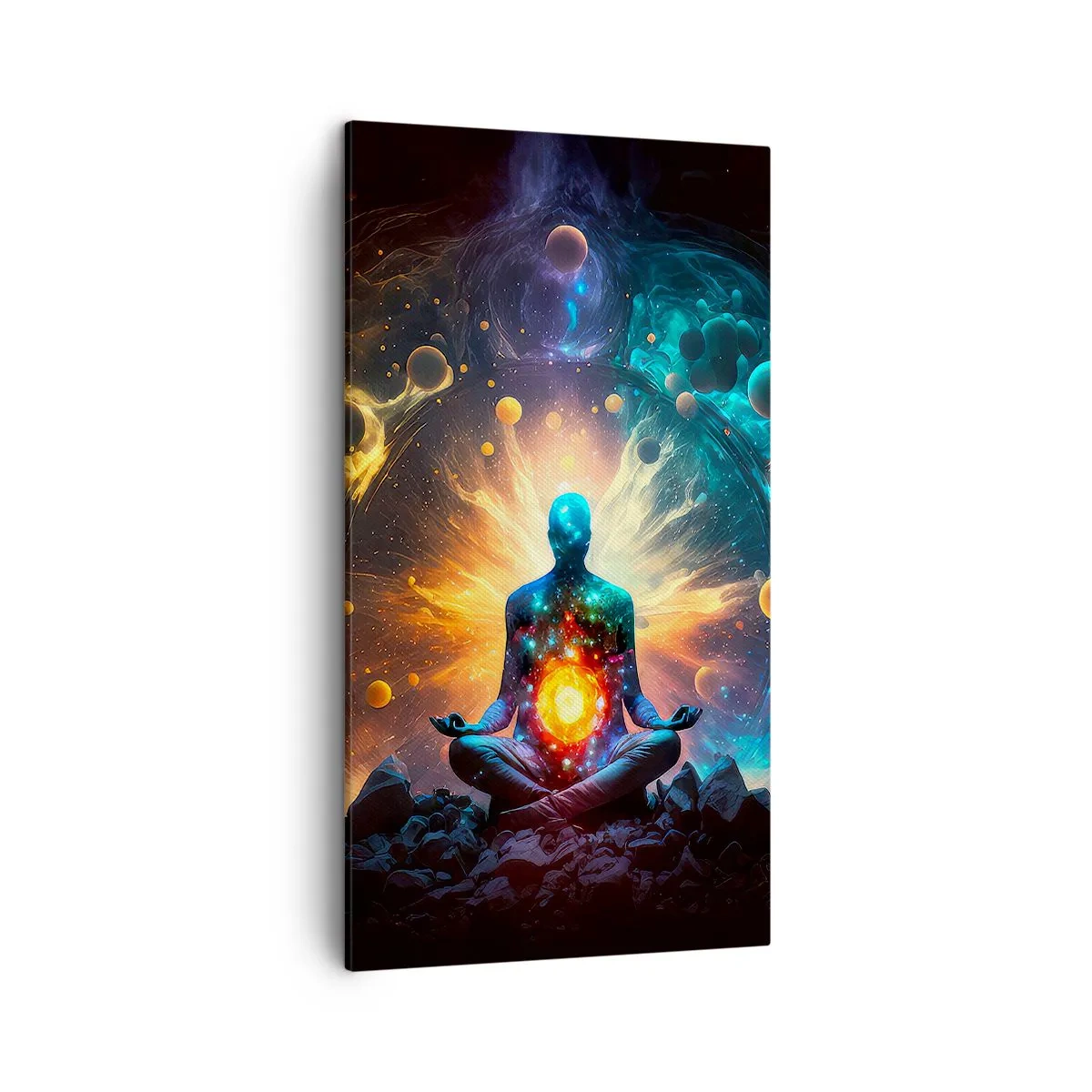 Canvastavla - Bild på duk - Kosmisk stillhet - 45x80 cm