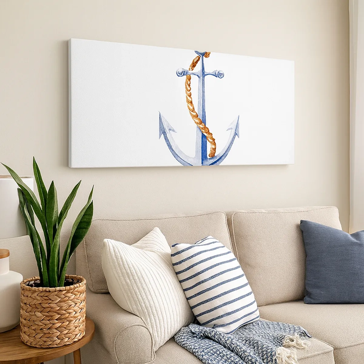 Canvastavla - Bild på duk - Heja äventyret! - 30x30 cm