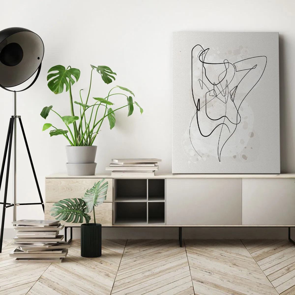 Canvastavla - Bild på duk - Konsten att förföra - 70x100 cm