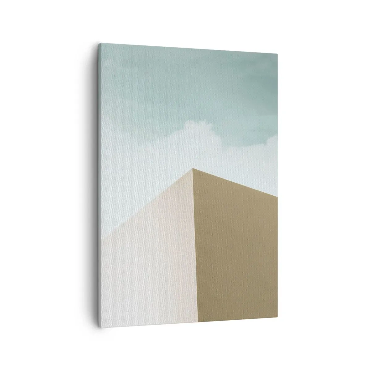Canvastavla - Bild på duk - Geometri av en solig sommar - 50x70 cm