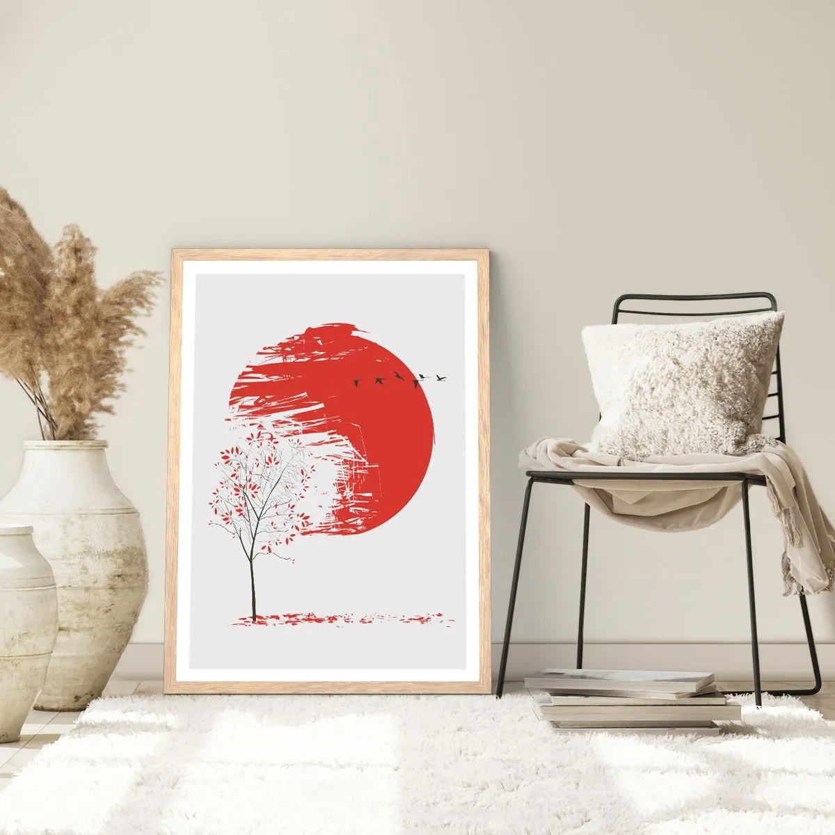 Affisch i ram av ljusek - Känner du igen det här landet? - 50x70 cm