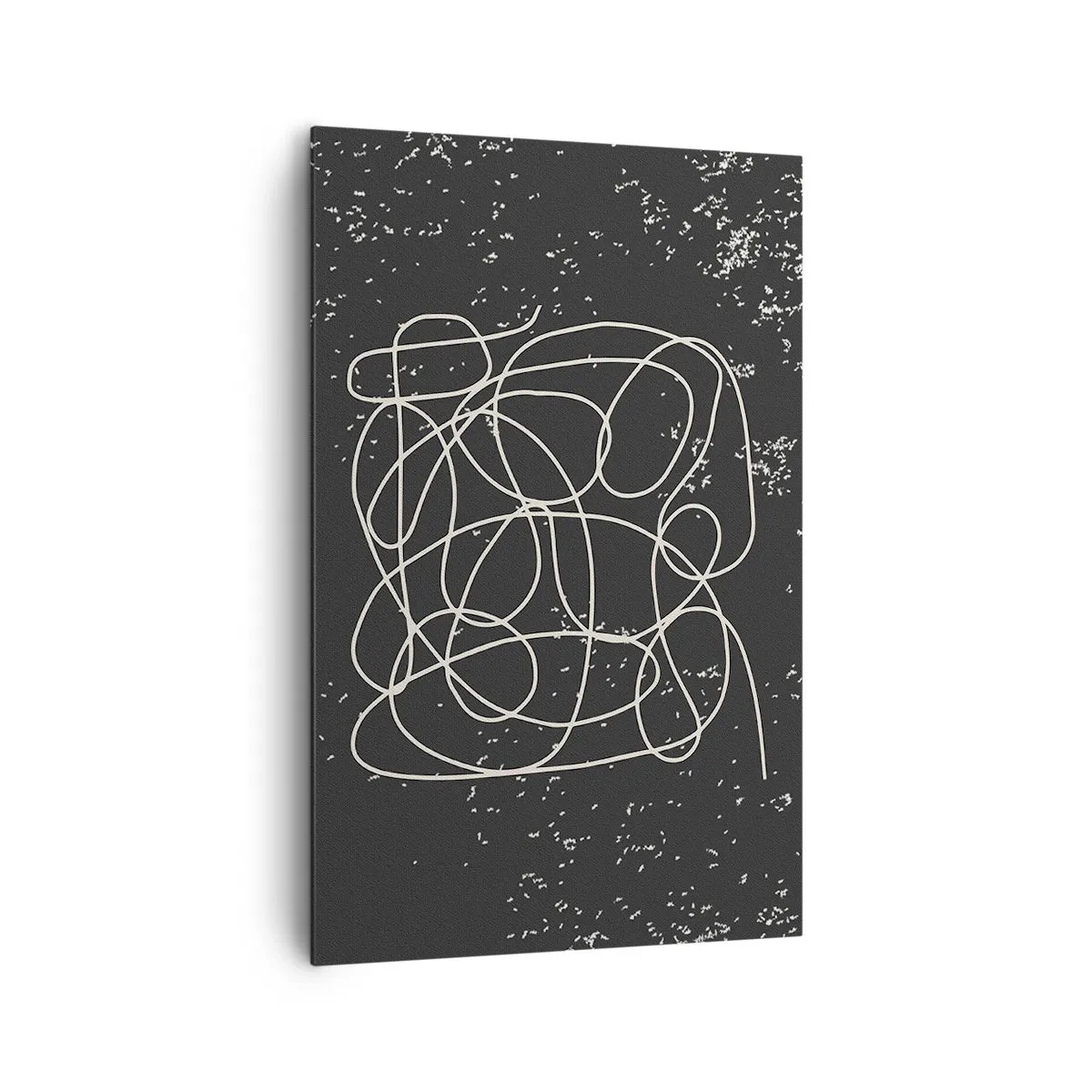 Canvastavla - Bild på duk - Vilsegångna tankar - 80x120 cm