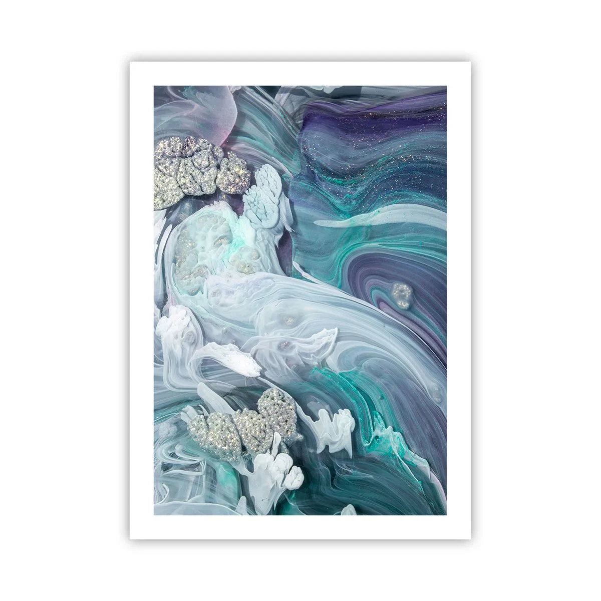 Affisch - Blåhetens strömmar - 50x70 cm