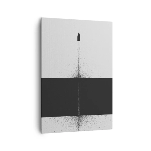 Canvastavla - Bild på duk - Rakt mot målet - 70x100 cm