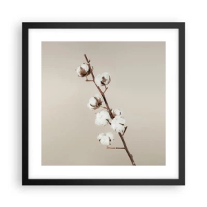 Affisch i svart ram - Hos mjukhetens källa - 40x40 cm