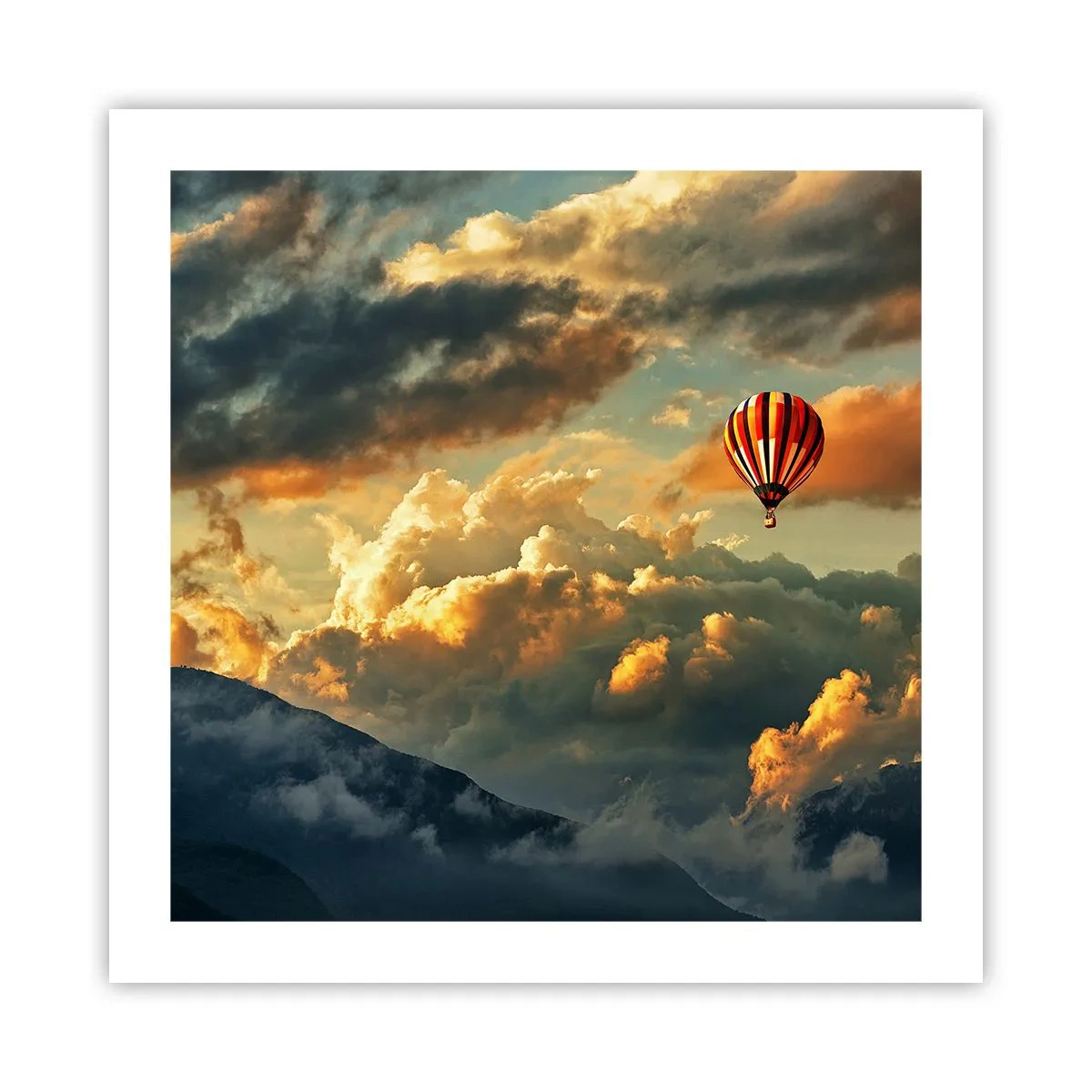 Affisch - Jag flyger för jag vill - 50x50 cm