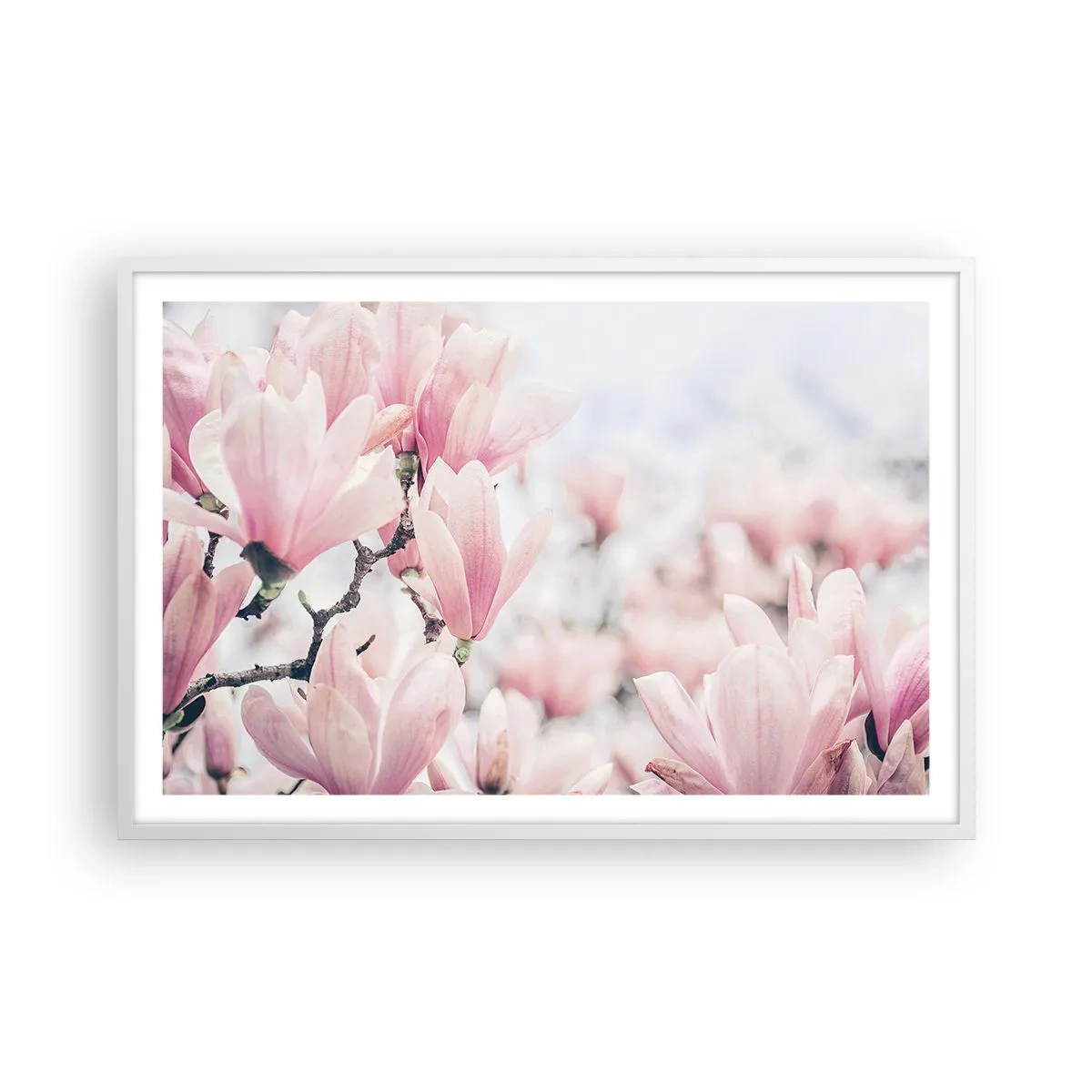 Affisch i vit ram - Perfekt subtilitet - 91x61 cm