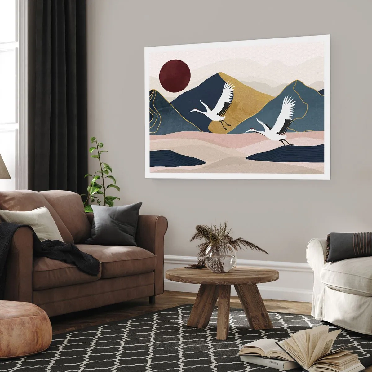 Affisch - Nästa dag FLUGIT iväg - 40x30 cm