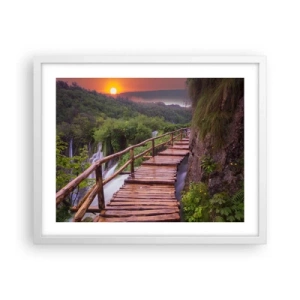Affisch i vit ram - Otrolig skönhet - 50x40 cm